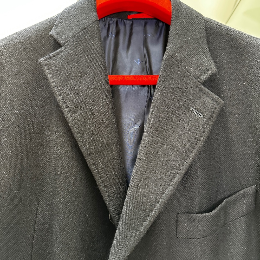 NWOT Isaia Overcoat